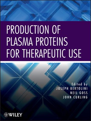 cover image of Production of Plasma Proteins for Therapeutic Use
